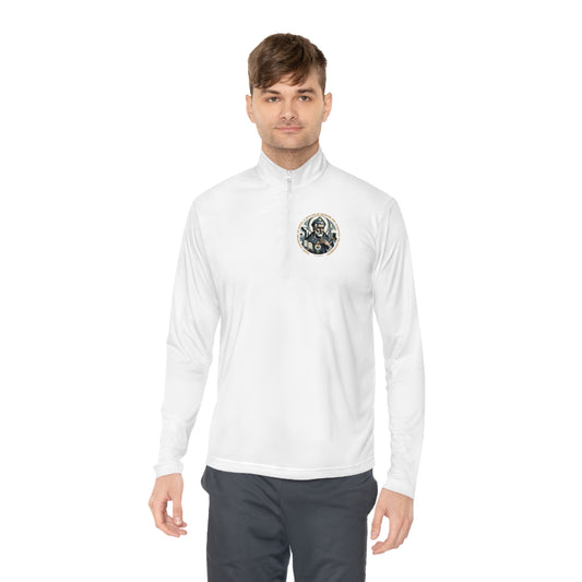 St. Augustine of Hippo V1 Unisex Quarter-Zip Pullover