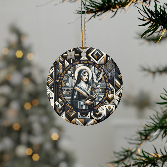 St. Teresa of Avila Ceramic Ornaments