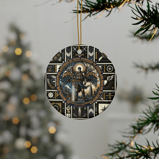 St. Michael V2 Ceramic Ornaments