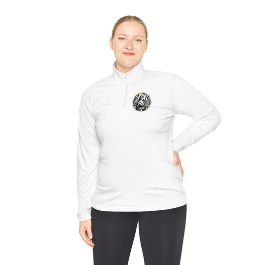 St. Teresa of Avila V1 Unisex Quarter-Zip Pullover