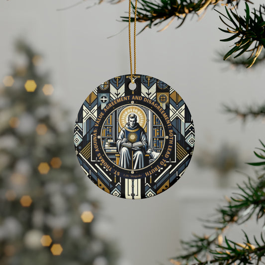 St. Thomas Aquinas Ceramic Ornaments