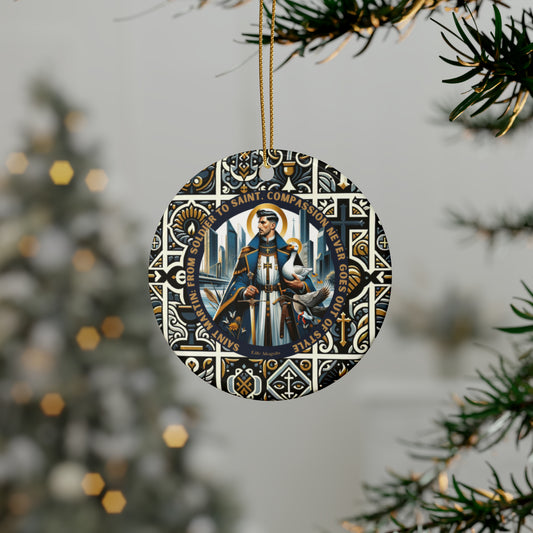 St. Martin of Tours Ceramic Ornaments